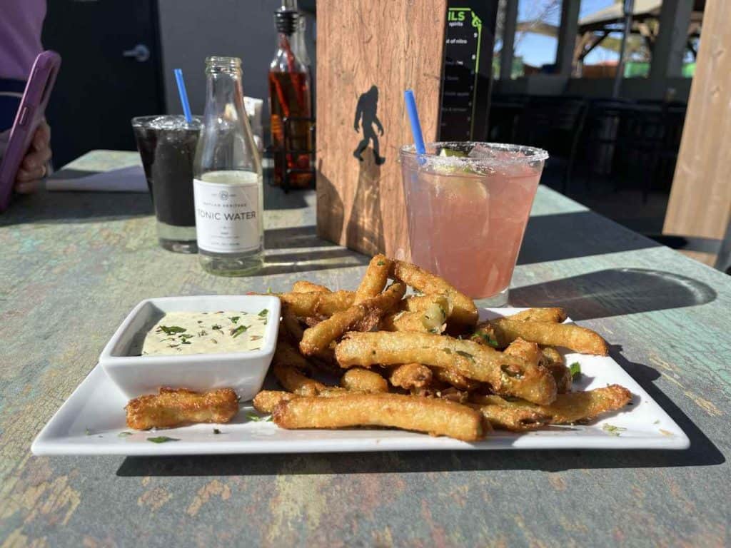 bigfoot wine bar and patio fried pickles