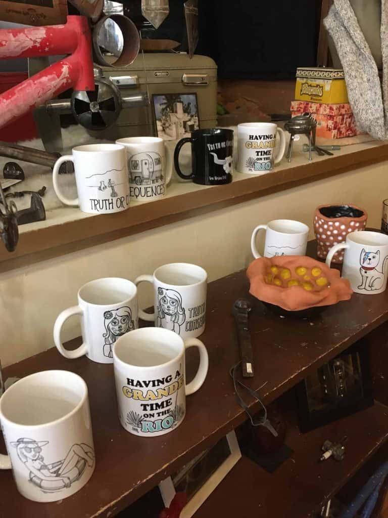 coffee mugs at dust gift shop torc