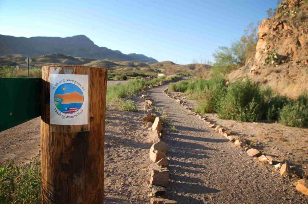Healing Waters Trail in Truth or Consequences New Mexico