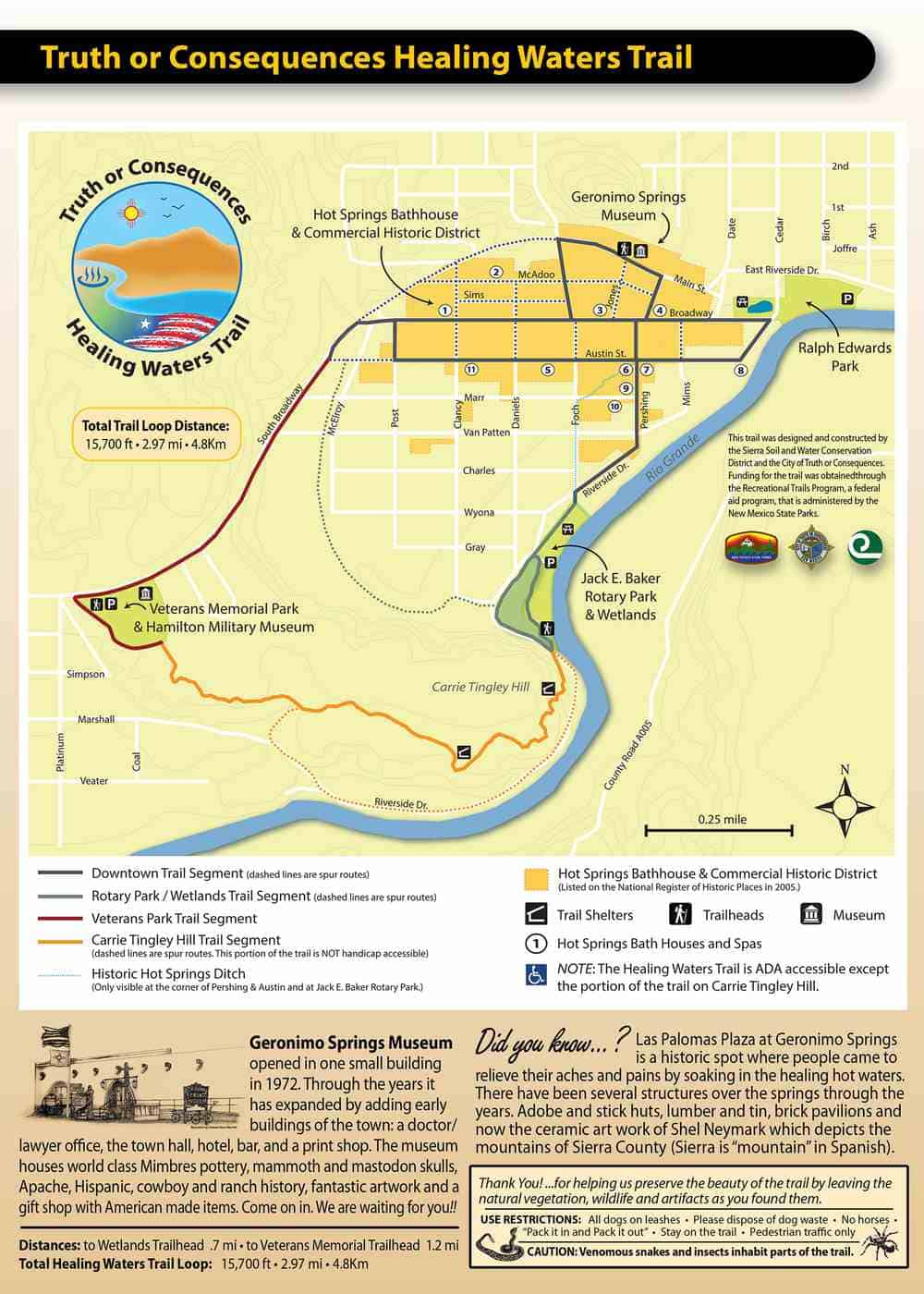 healing waters trail map torc nm