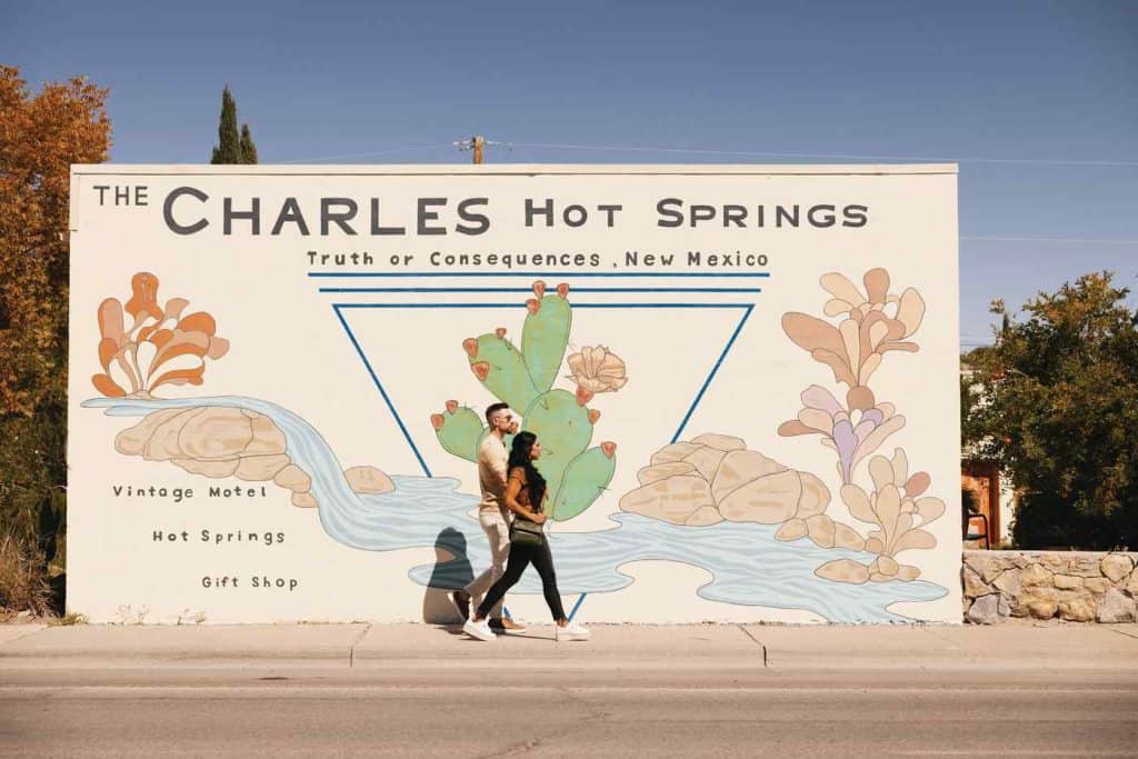 charles hot springs mural truth or consequences nm
