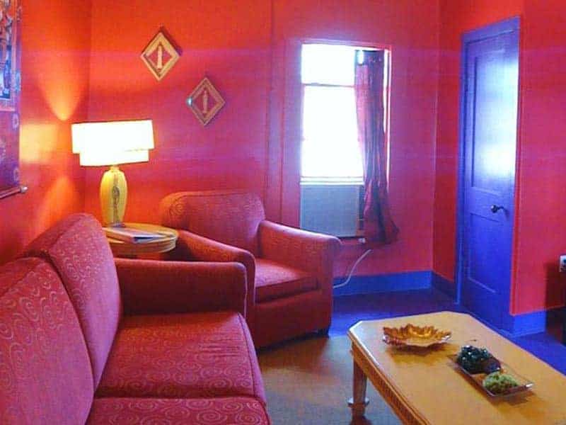 colorful room at the pelican spa truth or consequences