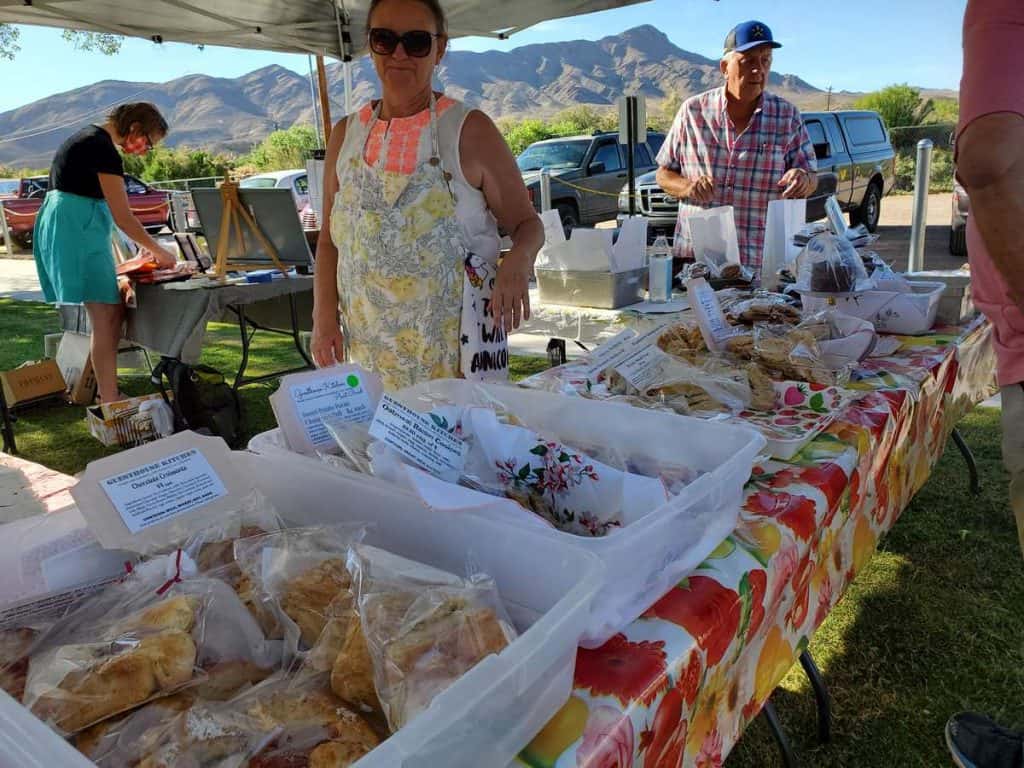 baked goods at the sierra county farmers market
