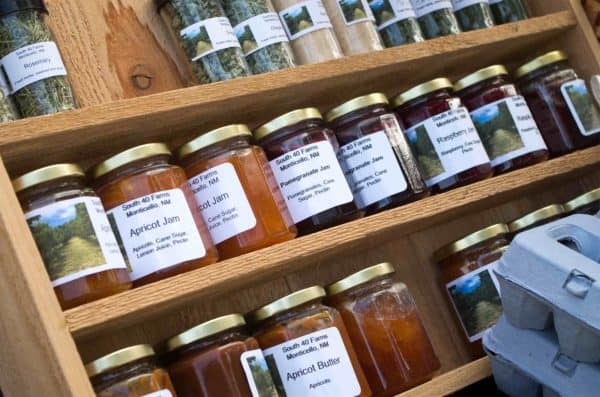 jams from South 40 Farms, Monticello New Mexico.