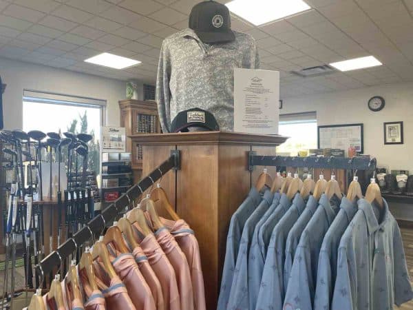 mens golf attire in the shop at tmgr