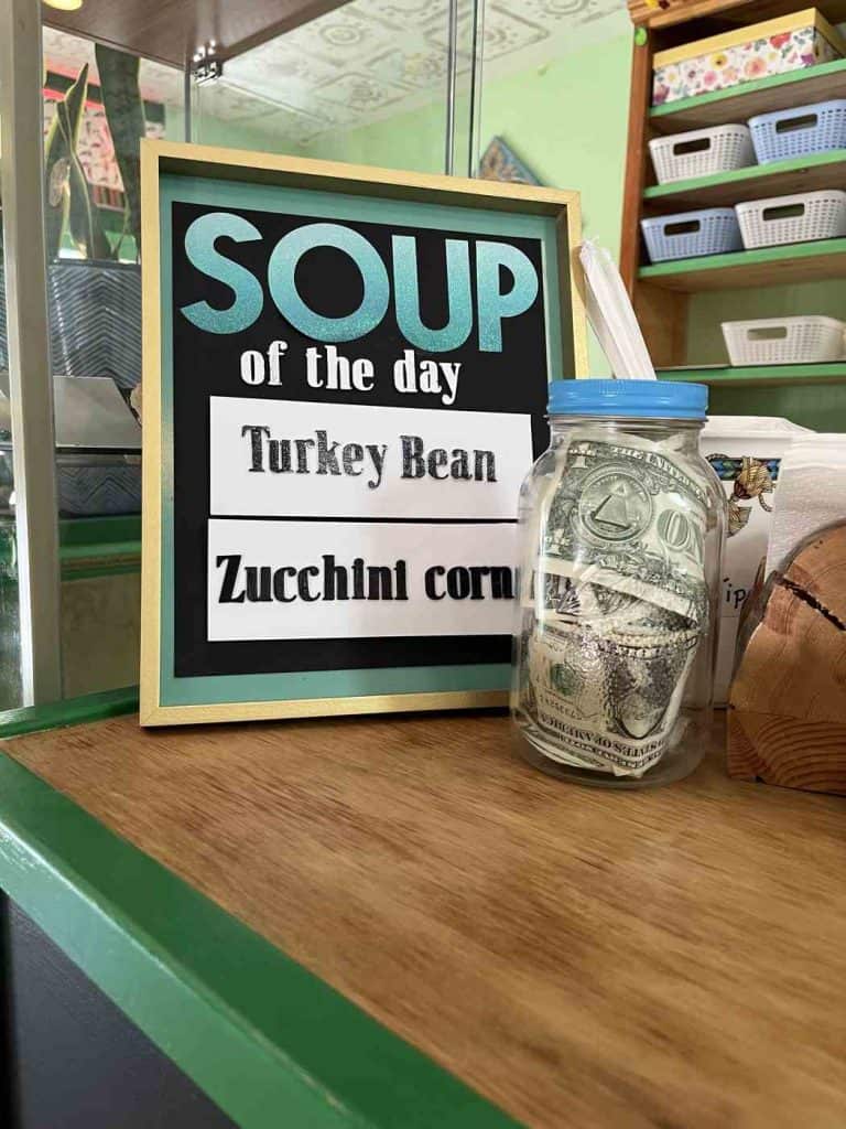 pablos health food juice bar soup of the day