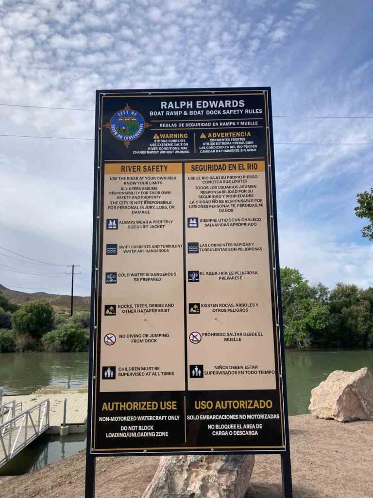 boat ramp at ralph edwards park