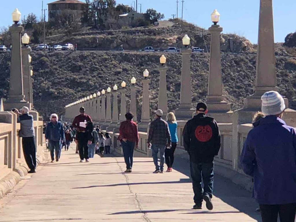 first day hike at elephant butte dam