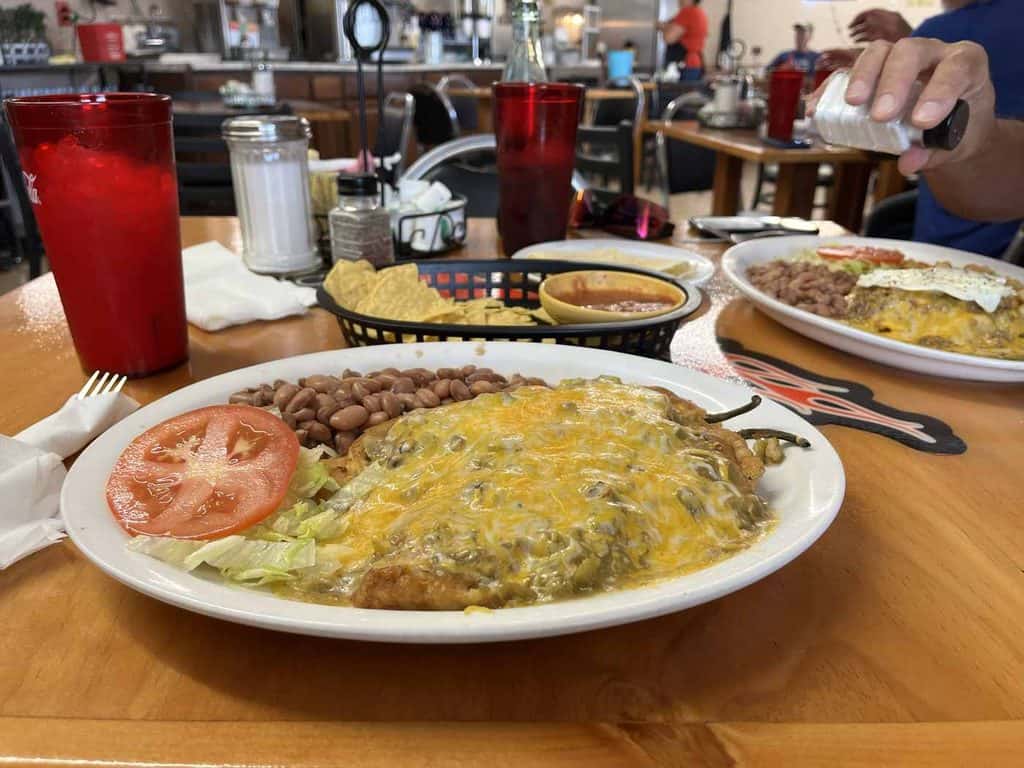 chile rellenos at arrey cafe