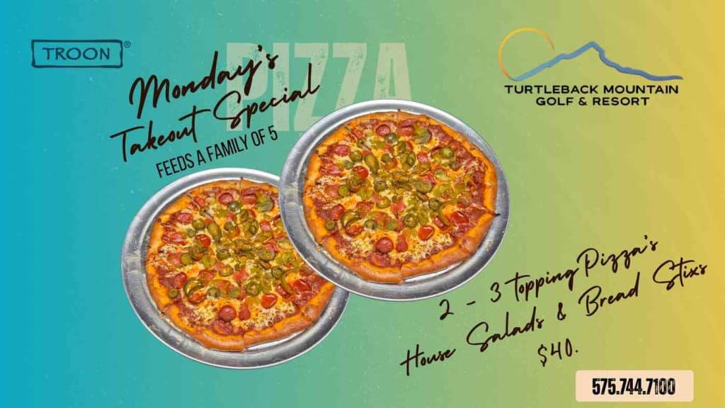 family of five pizza takeout monday
