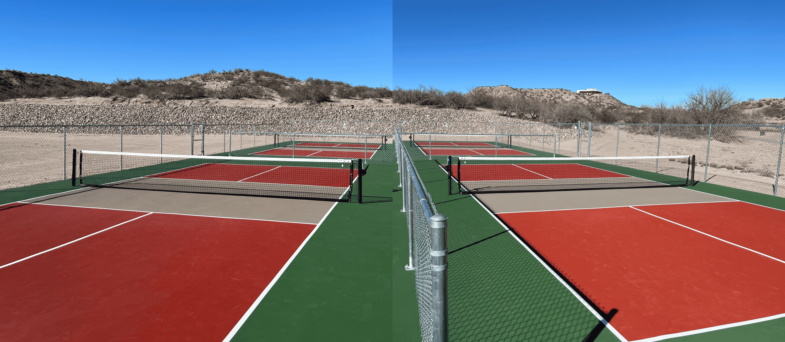 pickleball court at turtleback mountain golf and resort