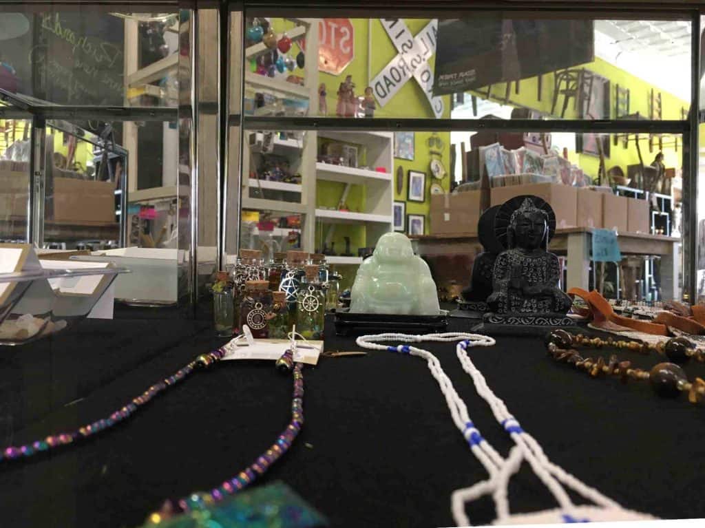 buddhas and jewelry at vics on broadway truth or consequences
