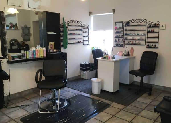 micheles salon and spa hair and nail station