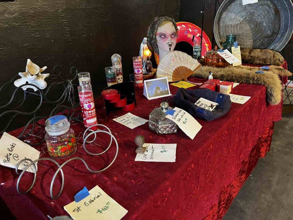 vintage and handmade objects at lunaticus truth or consequences