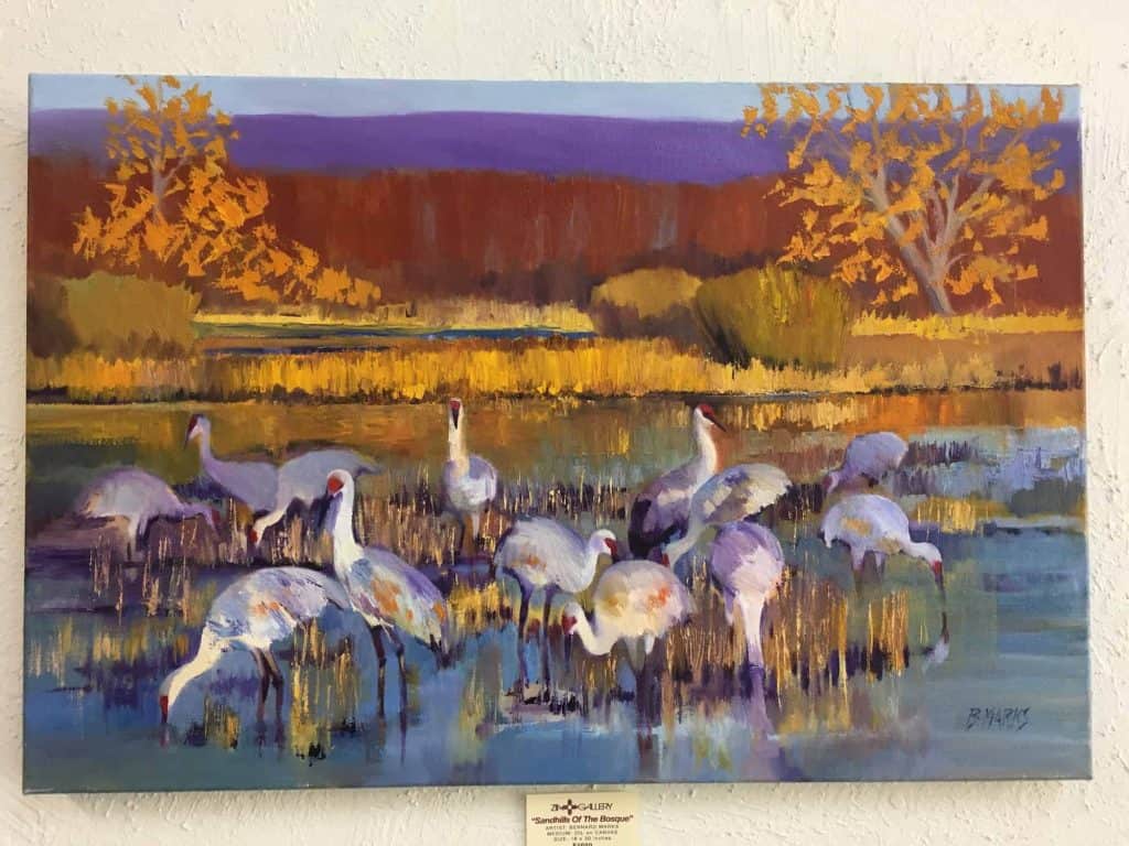 zia gallery torc bernard marks painting of birds