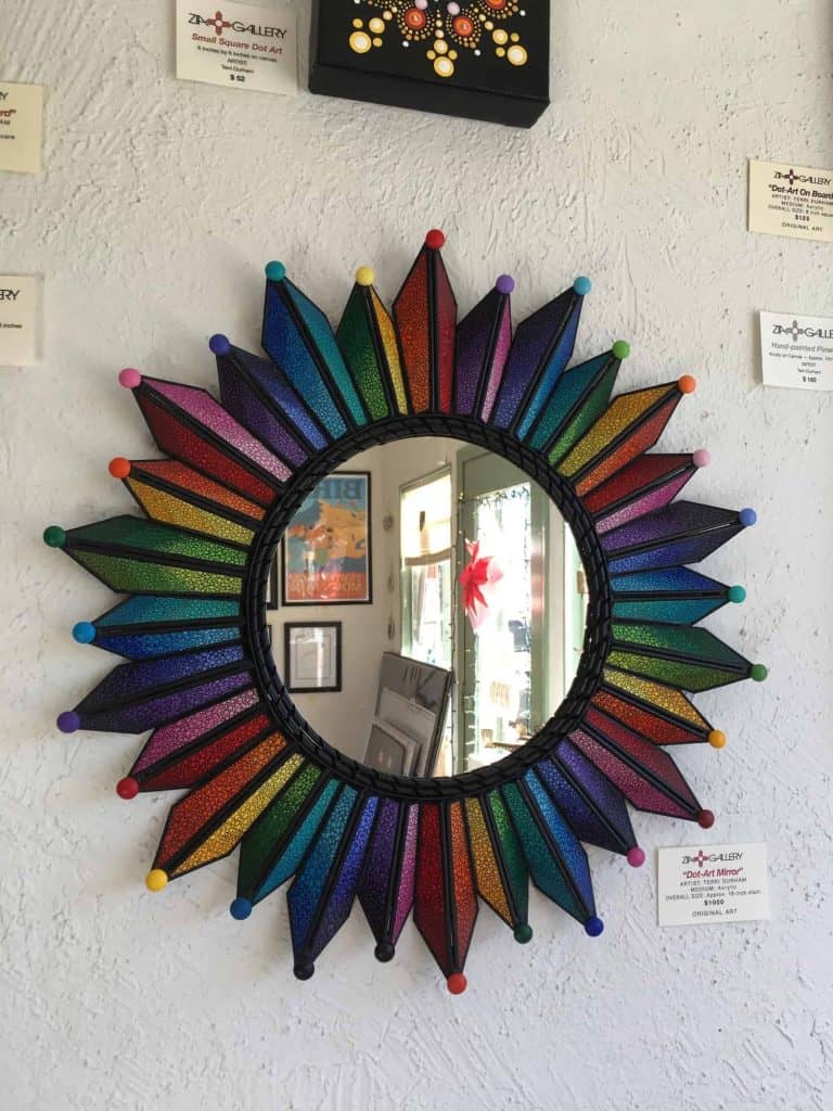 zia gallery torc colorful mirror