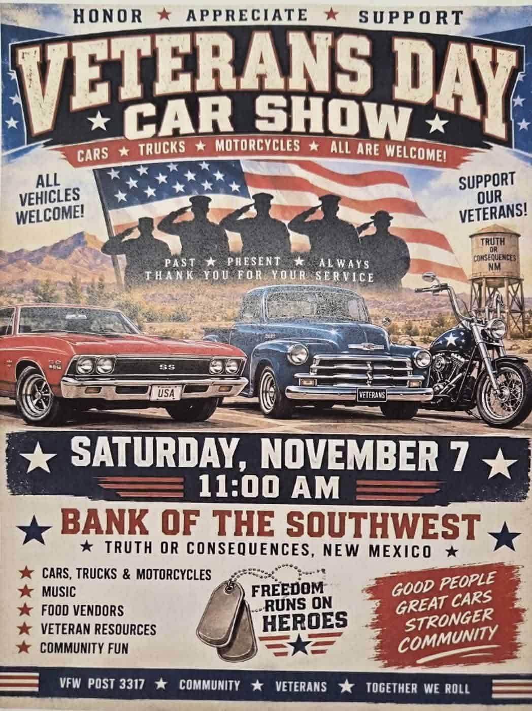veterans day car show 2026