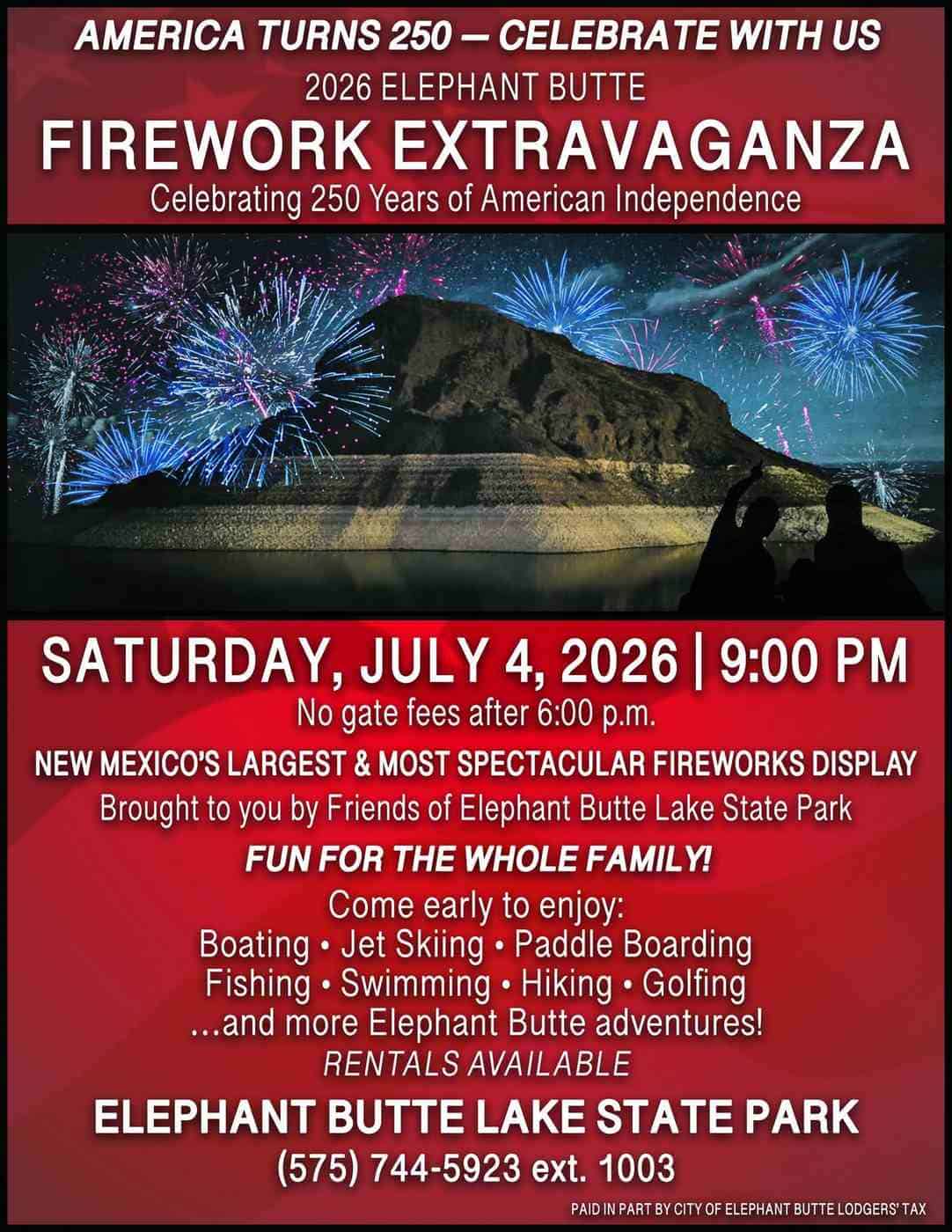 celebrate july 4 with city of elephant butte nm