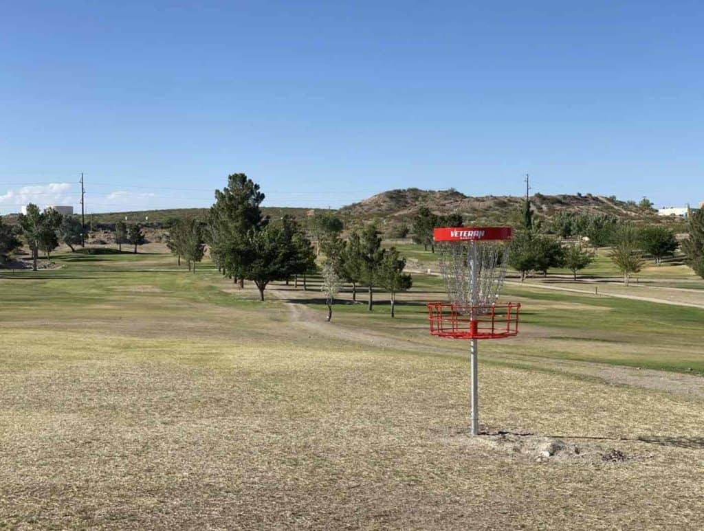 disc golf course red baskets kit fox course truth or consequences muni course