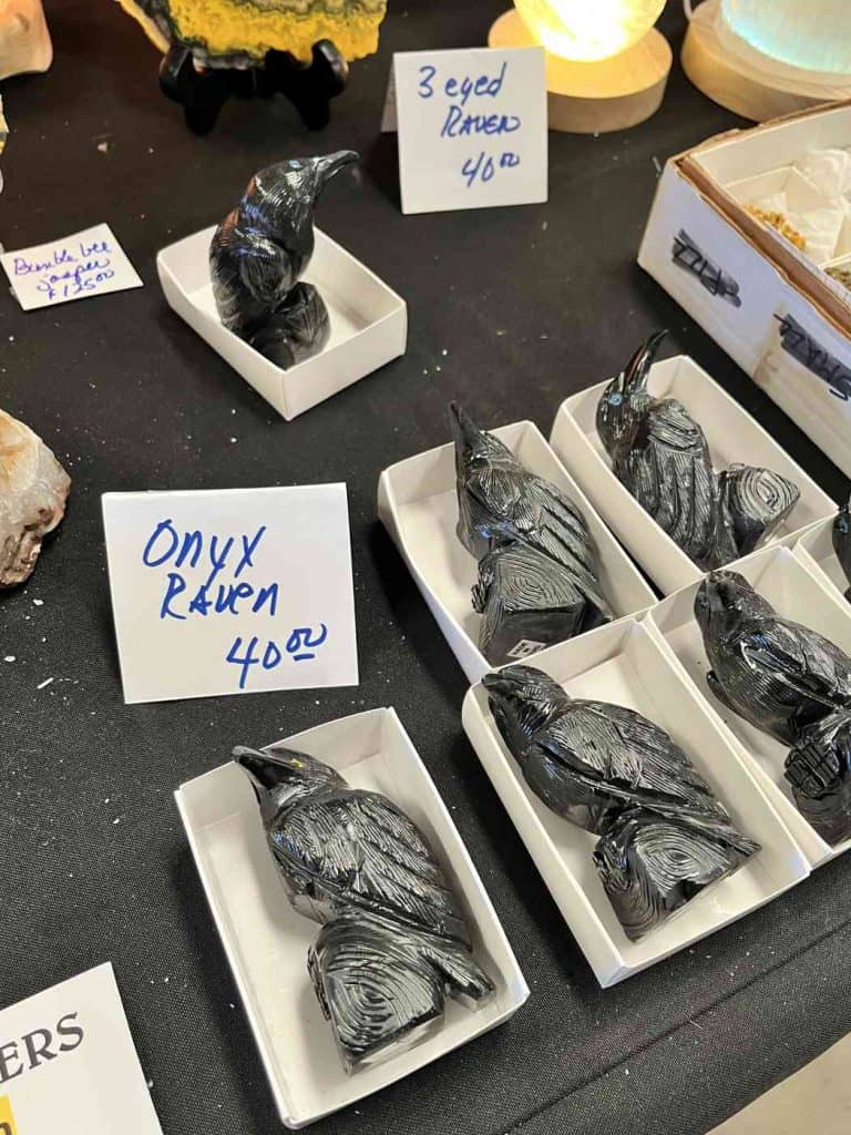 onyx ravens at torc rock and gem show
