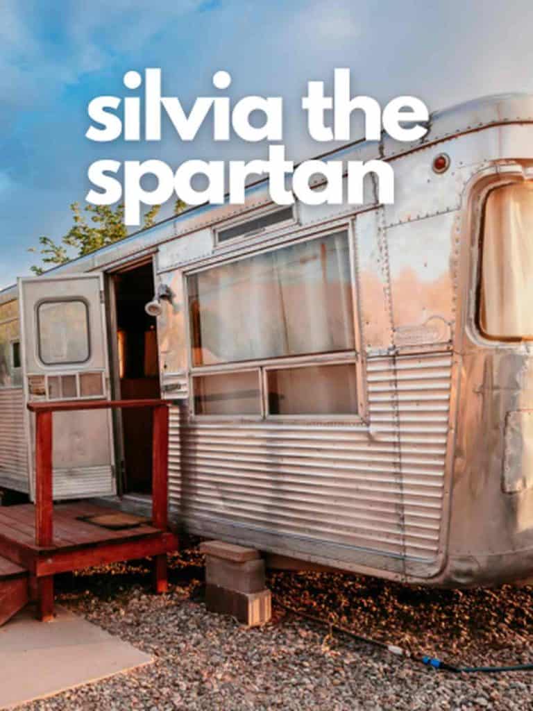 silvia the spartan at hot springs glamp camp