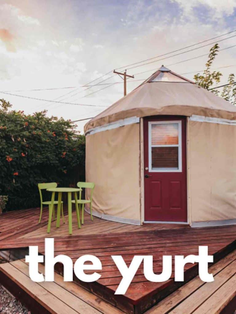 the yurt at hot springs glamp camp