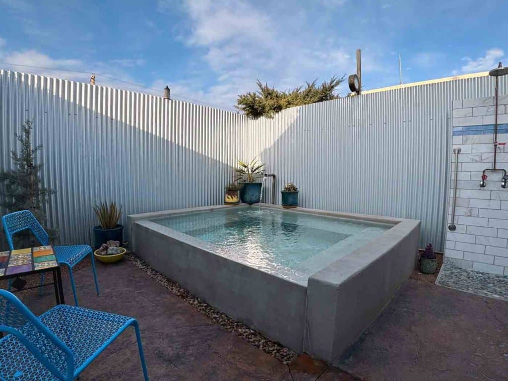 cypress pool outdoor bath at hoosier hot springs torc nm