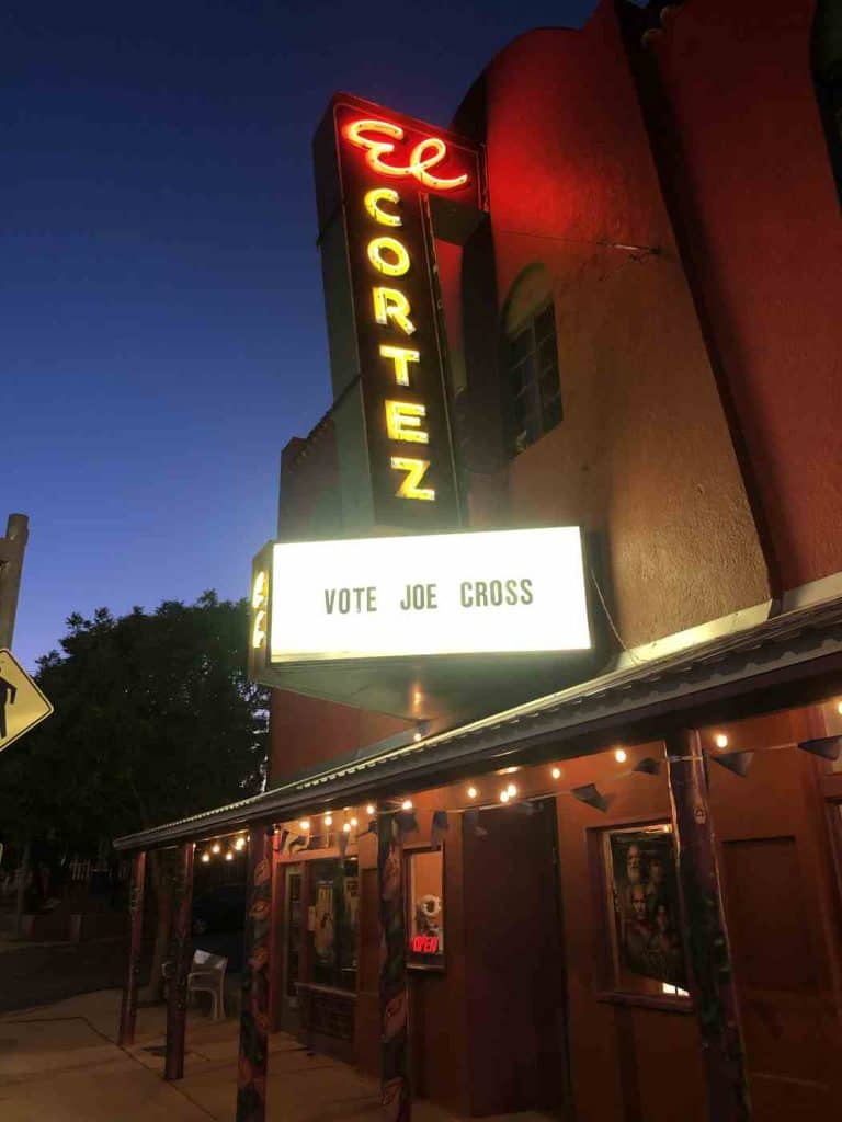eddington set in truth or consequences - vote joe cross marquis at the el cortez theater