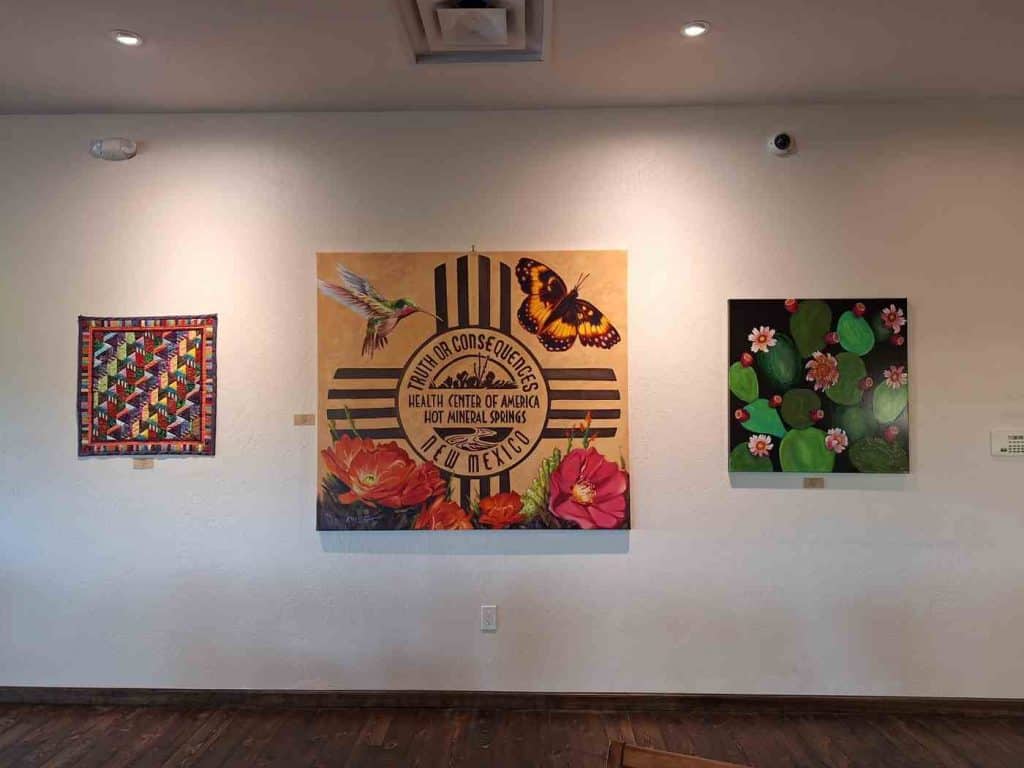 three works at the regional art show