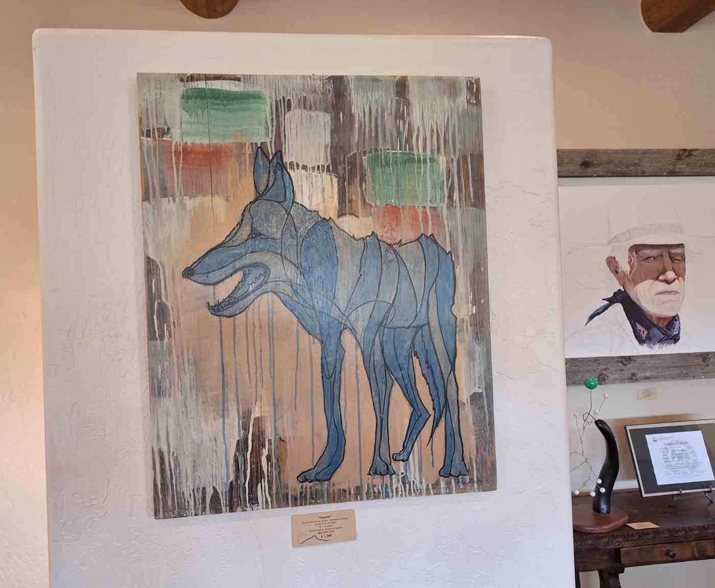 work by reed rische and john johanek at the regional art show