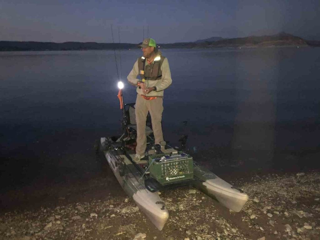 heading out to fish in the kayak fishing tournament