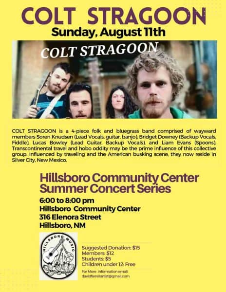 colt stragoon live in hillsboro new mexico