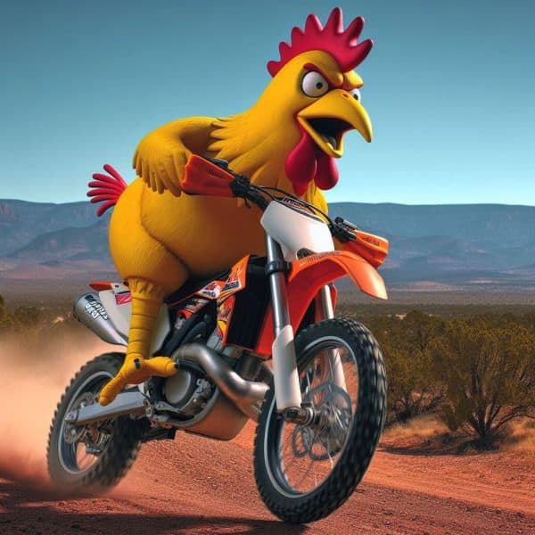 rubber chicken ride