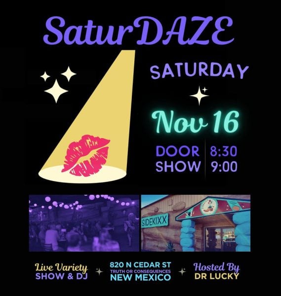 Burlesque! Saturdaze at Sidekixx, T or C