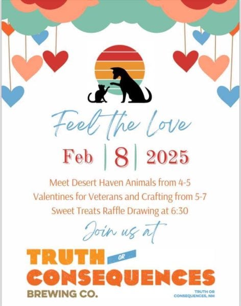 feel the love pet adoption and valentines for Veterans event
