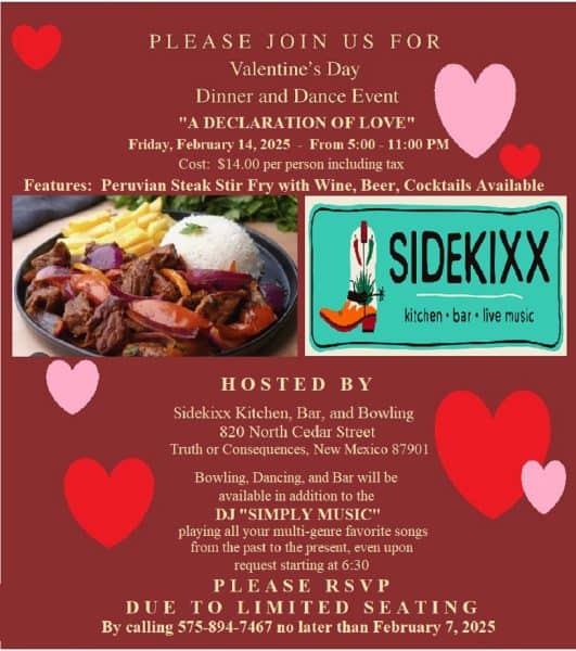 sidekixx valentines event February 7 2025