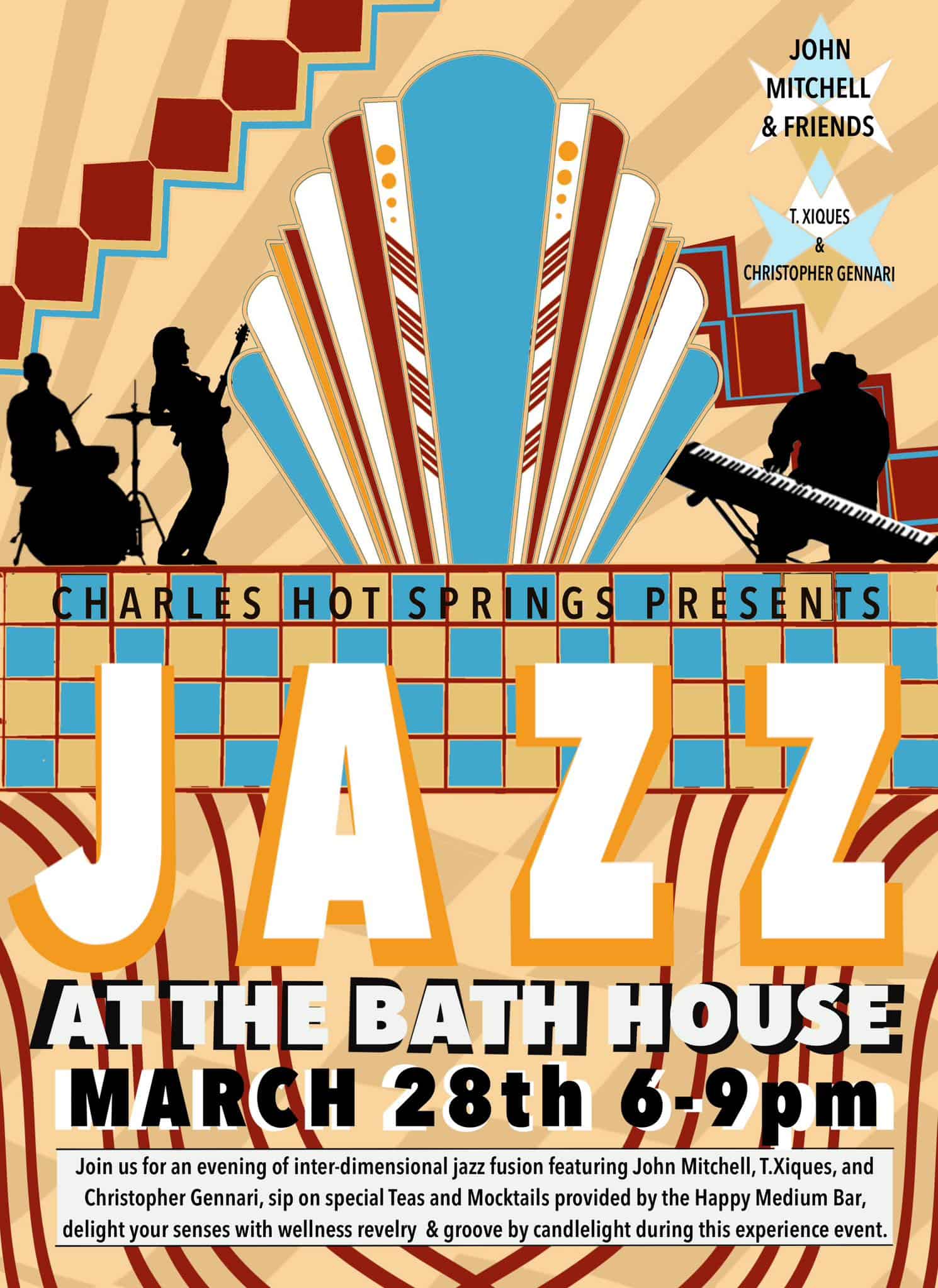 Jazz at the Charles Bath House, Truth or Consequences NM