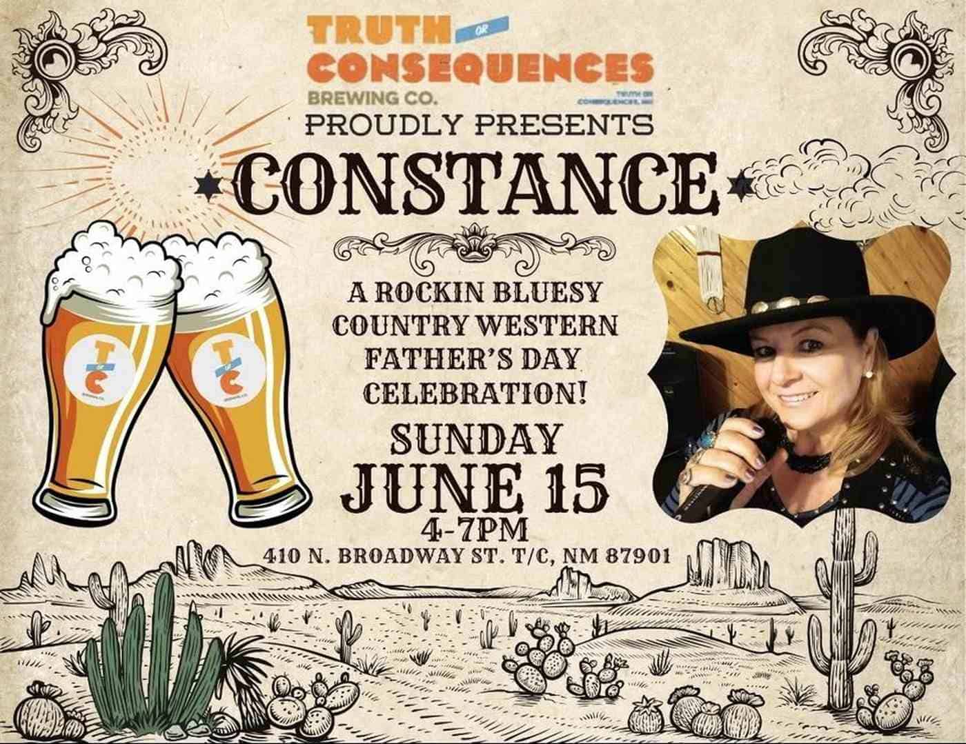 constance at the brewery on fathers day