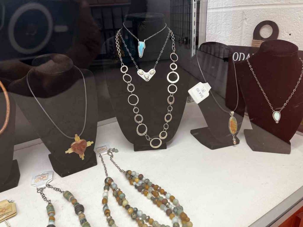 custom necklaces at cactus ranch nm store