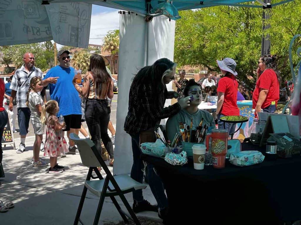 face painting at torc fiesta copy 1