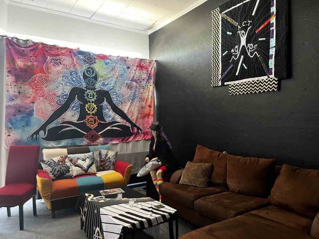 club 420 broadway event space lounge area