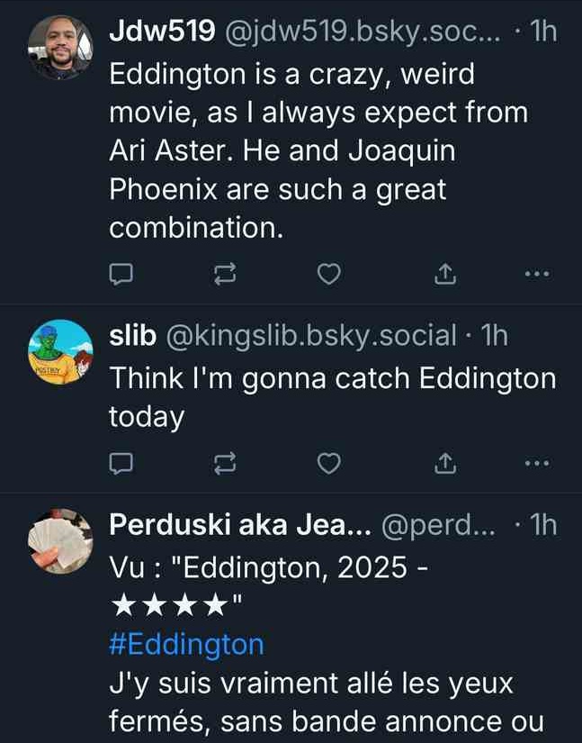 eddington movie review on social media 3