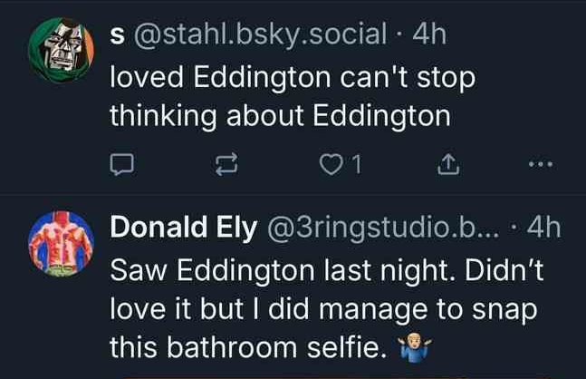 eddington movie review on social media 7