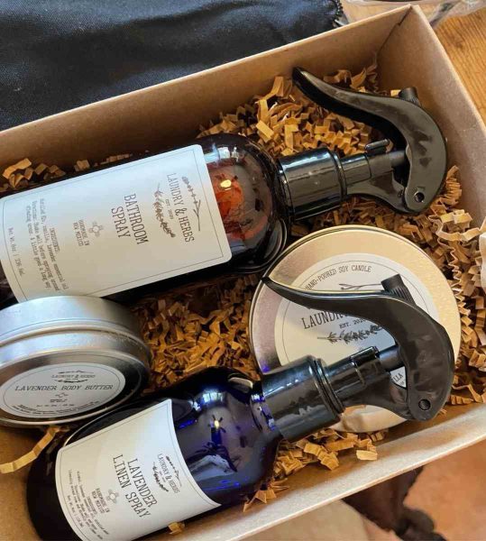 laundry and herbs bathroom and linen spray