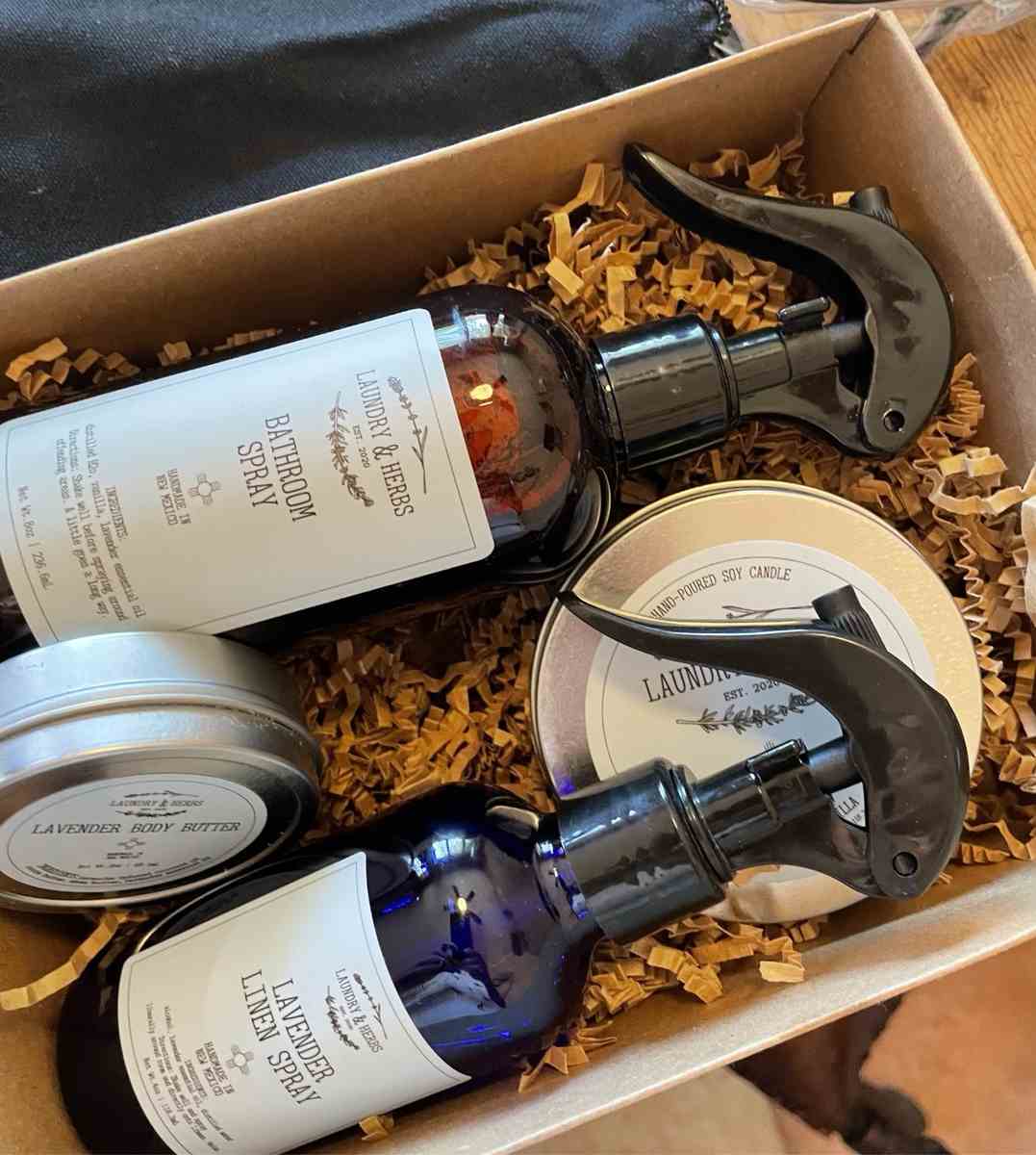 laundry and herbs bathroom and linen spray