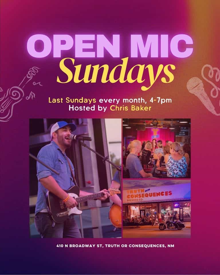 open mic with Chris Baker