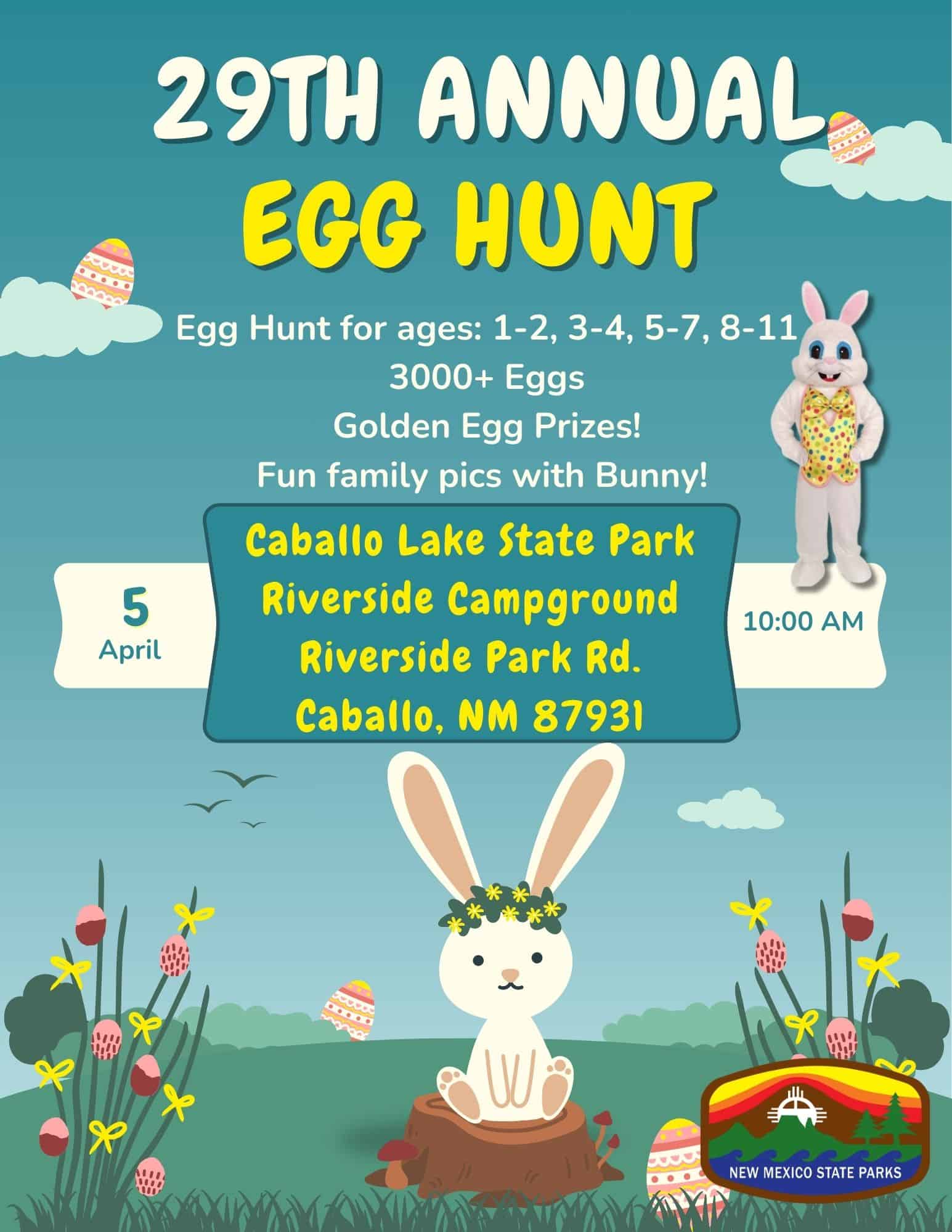 2026 Easter Egg Hunt at Caballo Lake State Park