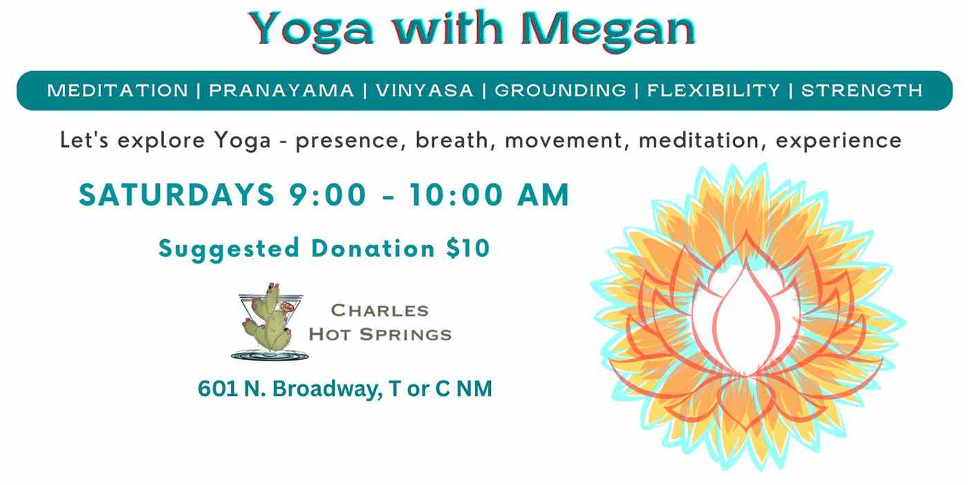yoga with megan at the charles hot springs torc nm