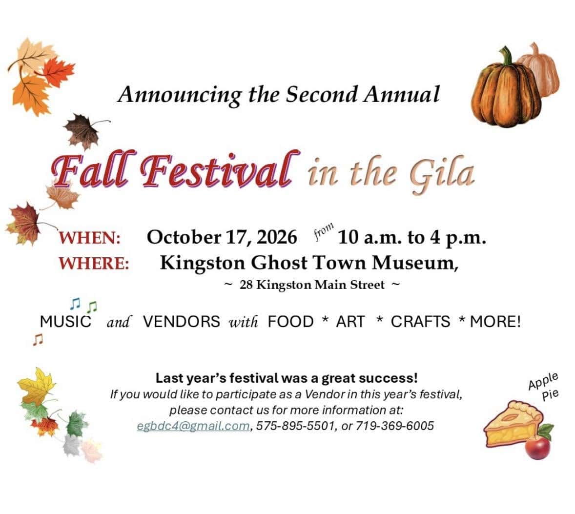 Fall Festival in the Gila