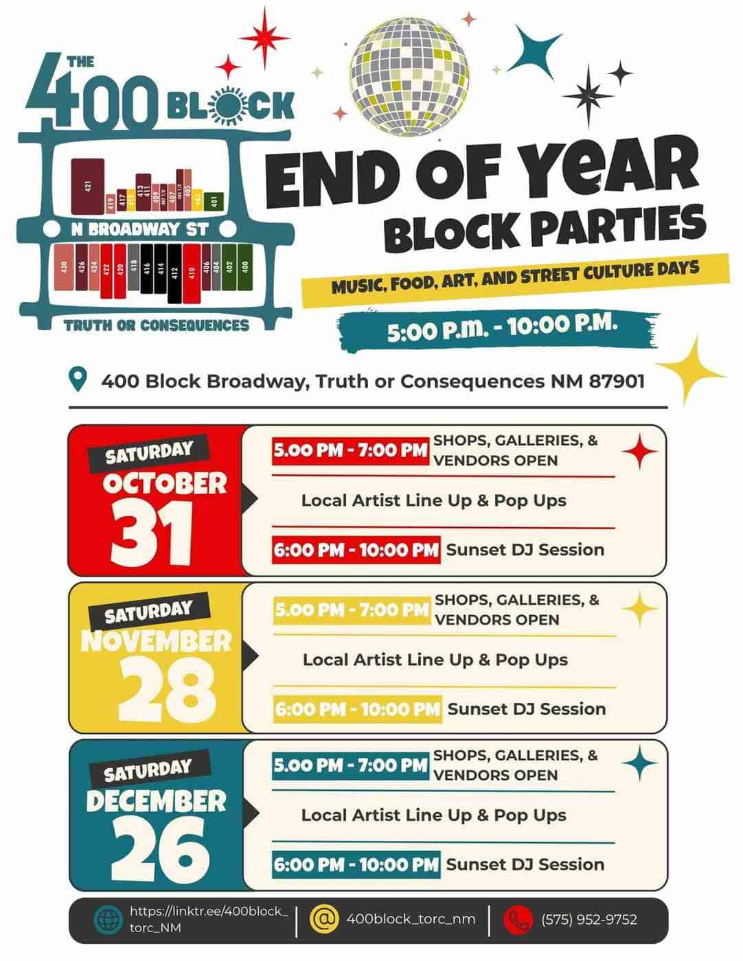 400 block parties downtown torc